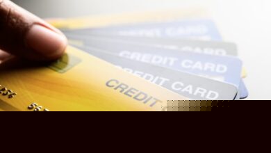 Multiple credit cards.